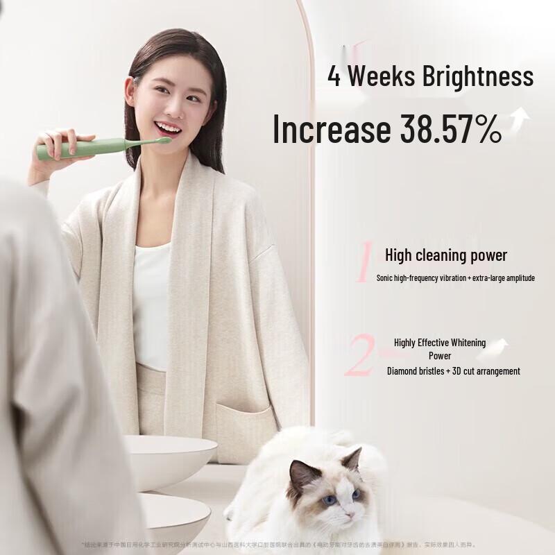 SOOCAS D3 Cat Paw Sonic Electric Toothbrush