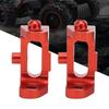 OT003 1 Pair Metal Front Caster Block for KYOSHO 4WD Optima Maxima 1 10 Off Road Vehicle(Red )
