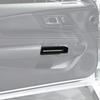 Fit For 2015-2025 Ford Mustang Gloss Black Inner Door Armrest Handle Cover Trim