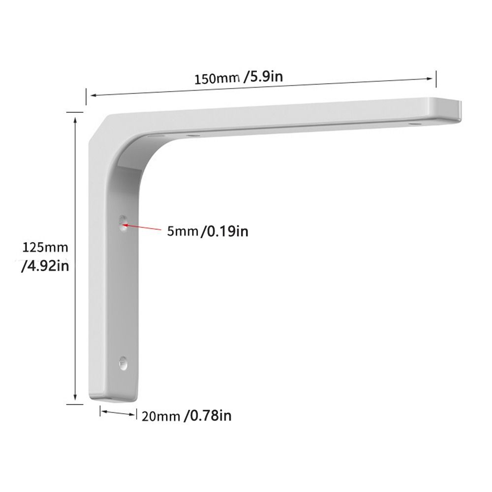 2 шт. Настенный кронштейн для полки Утолщенный фиксированный кронштейн Многофункциональный кронштейн для полки Стол