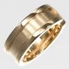 CARTIER 2C Ring K18 yellow gold #4.1(US Size) 7.13g Women Used