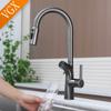 Фильтр для воды VGX Кухонный смеситель с двойным изливом для питьевой воды Выдвижной кухонный смеситель для раковины Кухонный смеситель Гурман Кран Золотой