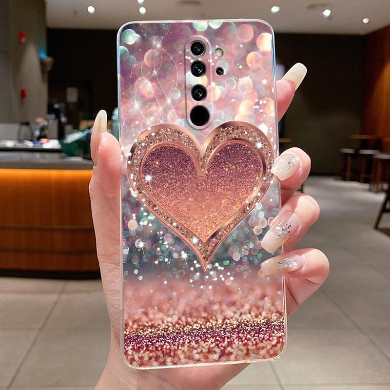 Чехол для Xiaomi Redmi Note 8 Pro Note8 Capa Цветок Бабочка Защитный Тонкий Чехол Прозрачный Мягкий Силикон TPU Чехол для Телефона