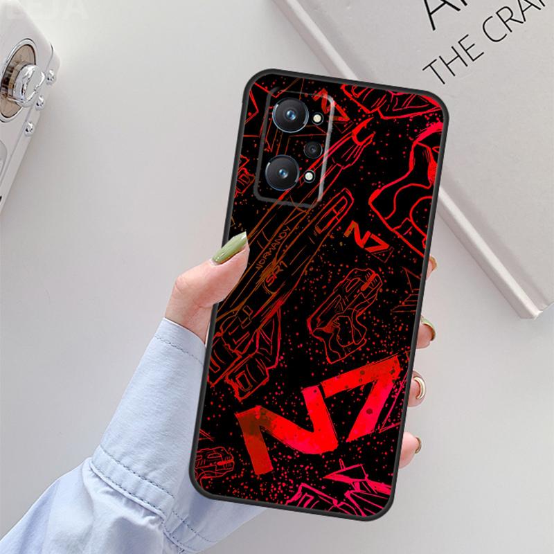 Чехол N7 Mass Effect для Realme 11 10 12 13 14 Pro Plus GT 5 6 6T GT7 Pro C67 C61 C53 C51 C21Y C25S C55 C75