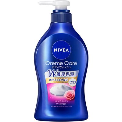 NIVEA Крем-гель для душа с ароматом французской розы, дозатор 480 мл, средний ценовой диапазон, мыло для тела, средний ценовой диапазон