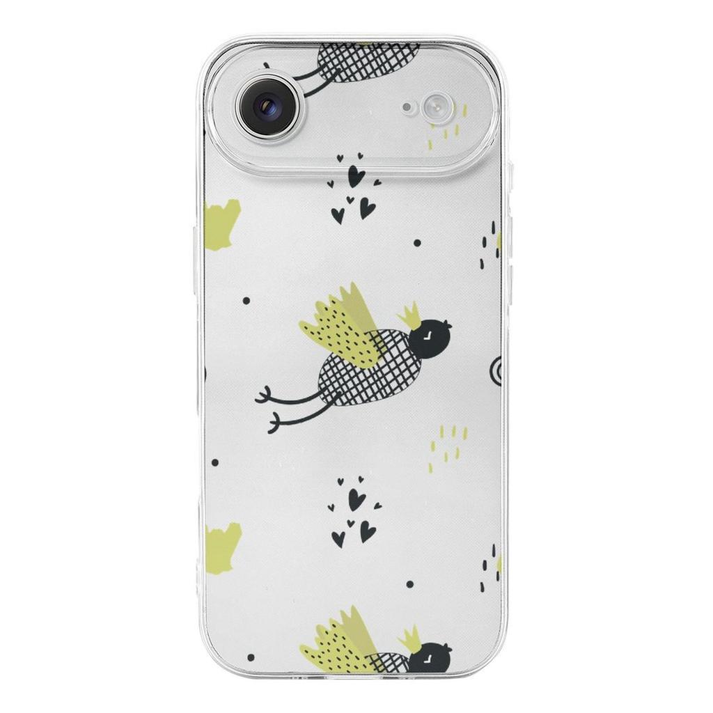 1 Pack For Iphone 17/17Air/17Pro/17ProMax Ultra Thin TPU Protective Case With Clear Soft Body, Corner Shock Protection And Lens Lift