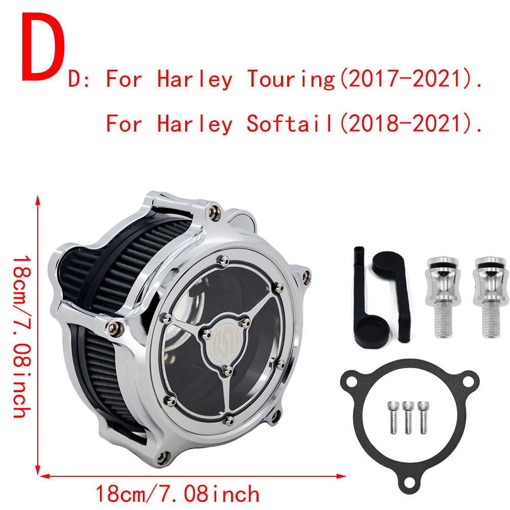 RSD Фильтр воздушного фильтра Clarity Хром Для Harley Sportster Iron 883 1200 Dyna Softail FXSTC Fat Bob Touring FLHT FLHTC