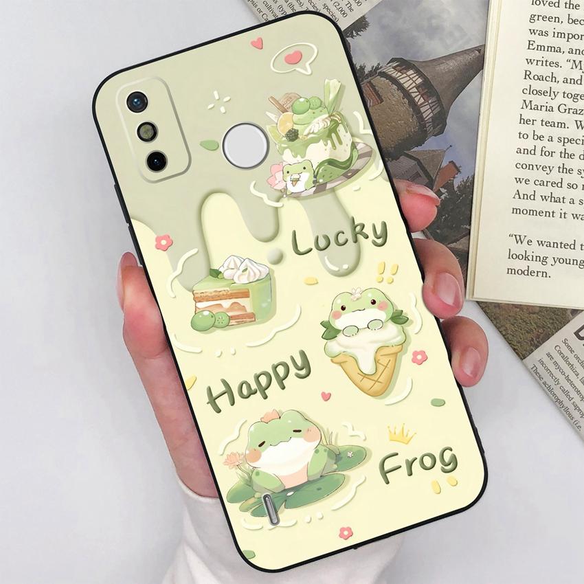 Для Tecno Spark GO 2023 2022 2021 2020 2 3 Camon 12 15 Air Pro Pop 7 Чехол для телефона Милые мультяшные животные Матовые силиконовые задние крышки Для Tecno Накладка