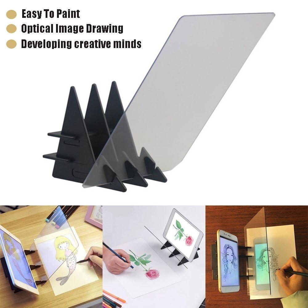 Painting Supplies Projection Copy Drawing Board Mirror Plate Painting Stand Sketch Drawing Board