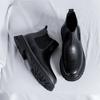Роскошные брендовые повседневные кожаные мужские ботинки, новые уличные ботинки челси, классические высокие дизайнерские формальные ботильоны, мужская повседневная обувь