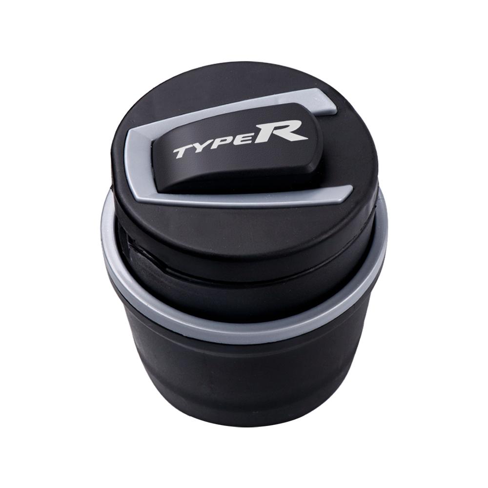 VFHJQ1 Car Ashtray LED Light Cigarette Cigar Ash Cylinder Smoke Cup Holders For Honda Civic Accord City Jazz CR-Z Element Insight MDX