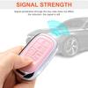 Чехол для брелока Honda с брелоком, Розовый Натуральная Кожа Хрустальный Кейс для Ключей Защитная Оболочка Совместимый с 2022 Honda Accord