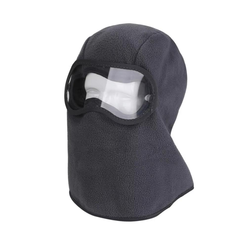 Windproof Fleece Balaclava Hat Warm Mask Hood Beanies Fashion Winter Cycling Goggles Hood Autumn