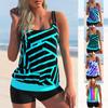 2024 Summer Regular Tankini New Design Printed Women's Swimwear Two Piece Swimwear Bikini Set Beach Wear Swimwear Swimwear Set