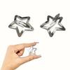 Заколки для волос Y2K Звезда Головной убор Аксессуары для волос Милые заколки-звездочки Женские простые металлические заколки-клипсы