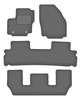 Велюровые графитовые коврики для: Ford Galaxy MK2 7-местный (2006-2011)