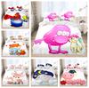 Cartoon Animal Bedding Kid Baby Girl Down Duvet Cover Pillowcase 2/3pc Full-size 3D Printed Comfortable Cover Single Bed Double Bed Cover Gift