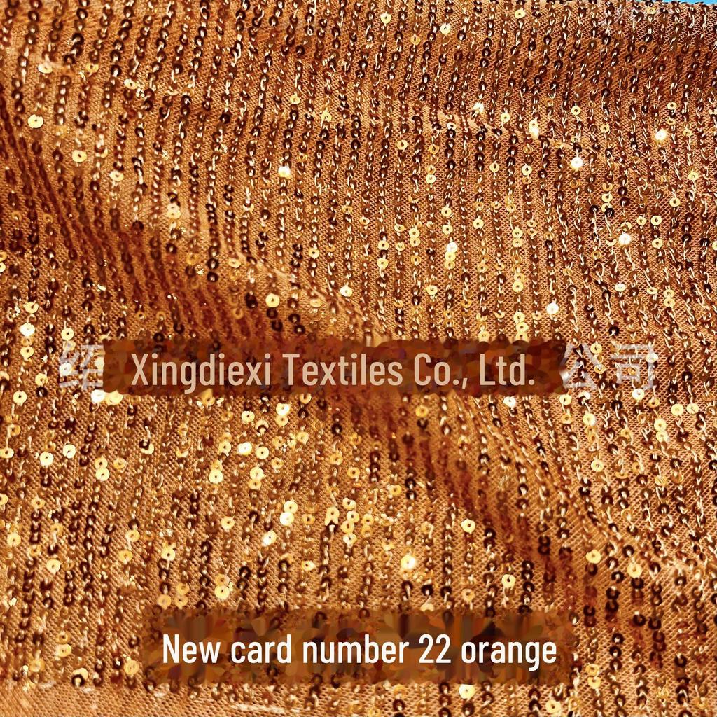 3mm Stripe Sequin Embroidery Mesh Fabric for Dress or Costume