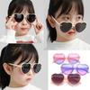 1PC Children's Sunglasses Girls Cute Super Cute Love Glitter Heart Frame Baby Sunglasses Girls Sunscreen Sunshade Styling Glasses