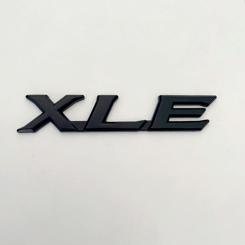 3D Metal XLE Logo Letter Car Rear Trunk Emblem Badge Sticker Decals For Toyota Sienna RAV4 Corolla Camry Car Styling Accessories BH4