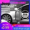 For Jeep Car Door HD Welcome Lights Laser Projector Auto Courtesy Lamp Accessories  For Jeep Renegade Wrangler Compass Cherok