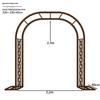 Wrought Iron Garden Arch Trellis
