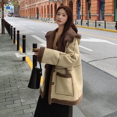 Зимняя новая корейская версия свободной утолщенной куртки