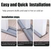 1pcs Flexible Under Door Draft Stopper Door Bottom Seal Strip Weather Strip Thicker Anti-Cold Gaps Blocker Sealing Weather Strip