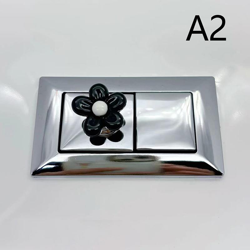 Кнопка туалетного пресса Flower Туалетный пресс Креативный Специальный Выключатель для сливного бака в ванной Аксессуары