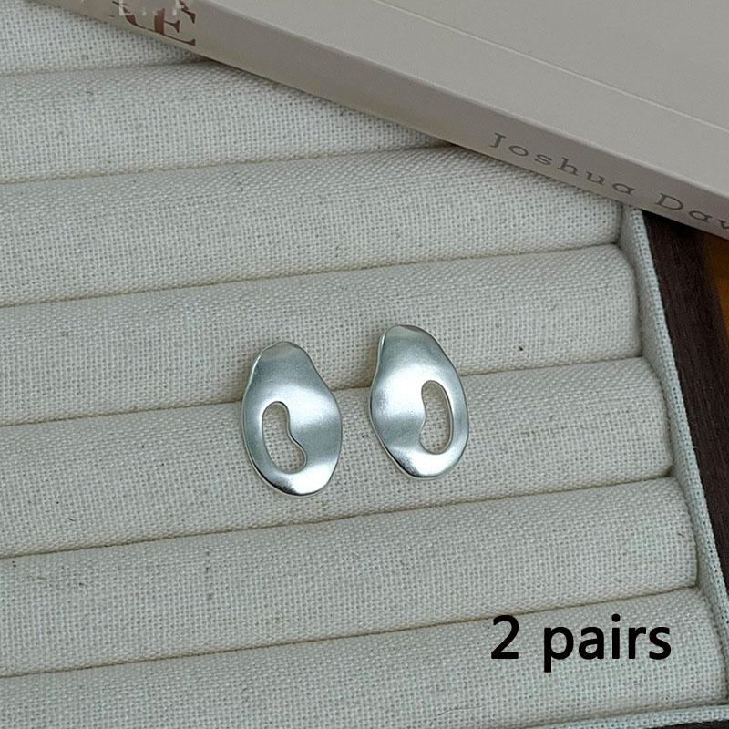 Женские серьги Легкая роскошь Полые овальные серьги Женские Простой нишевый дизайн Серьги-капельки с чувством зрелости Для отправки подругам Серьги