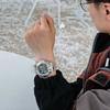Casio Водонепроницаемые спортивные часы Кварцевый механизм Ремешок из смолы Японские и корейские часы Мужские часы Серебристый циферблат GM-6900SCM-1PR