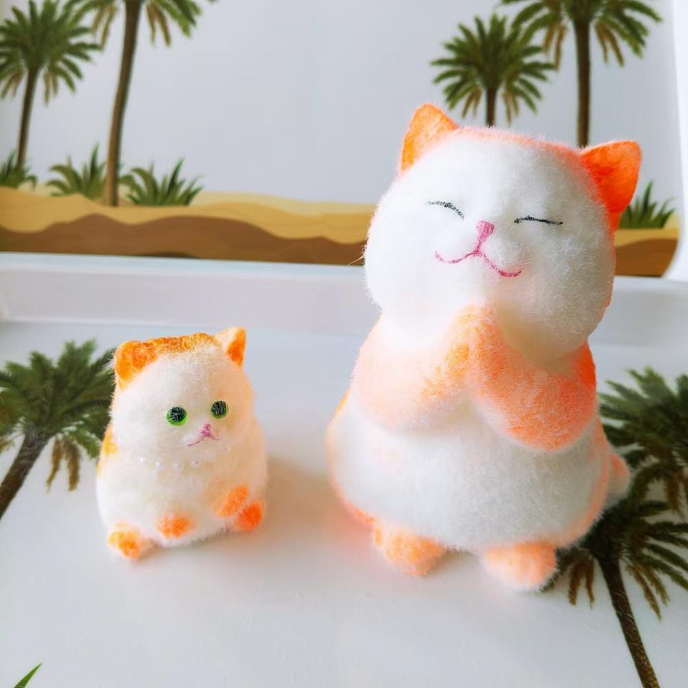 Мультяшная имитация кошки Игрушки-сквиши Медленно восстанавливающаяся кошка Игрушка-непоседа Сенсорные игрушки