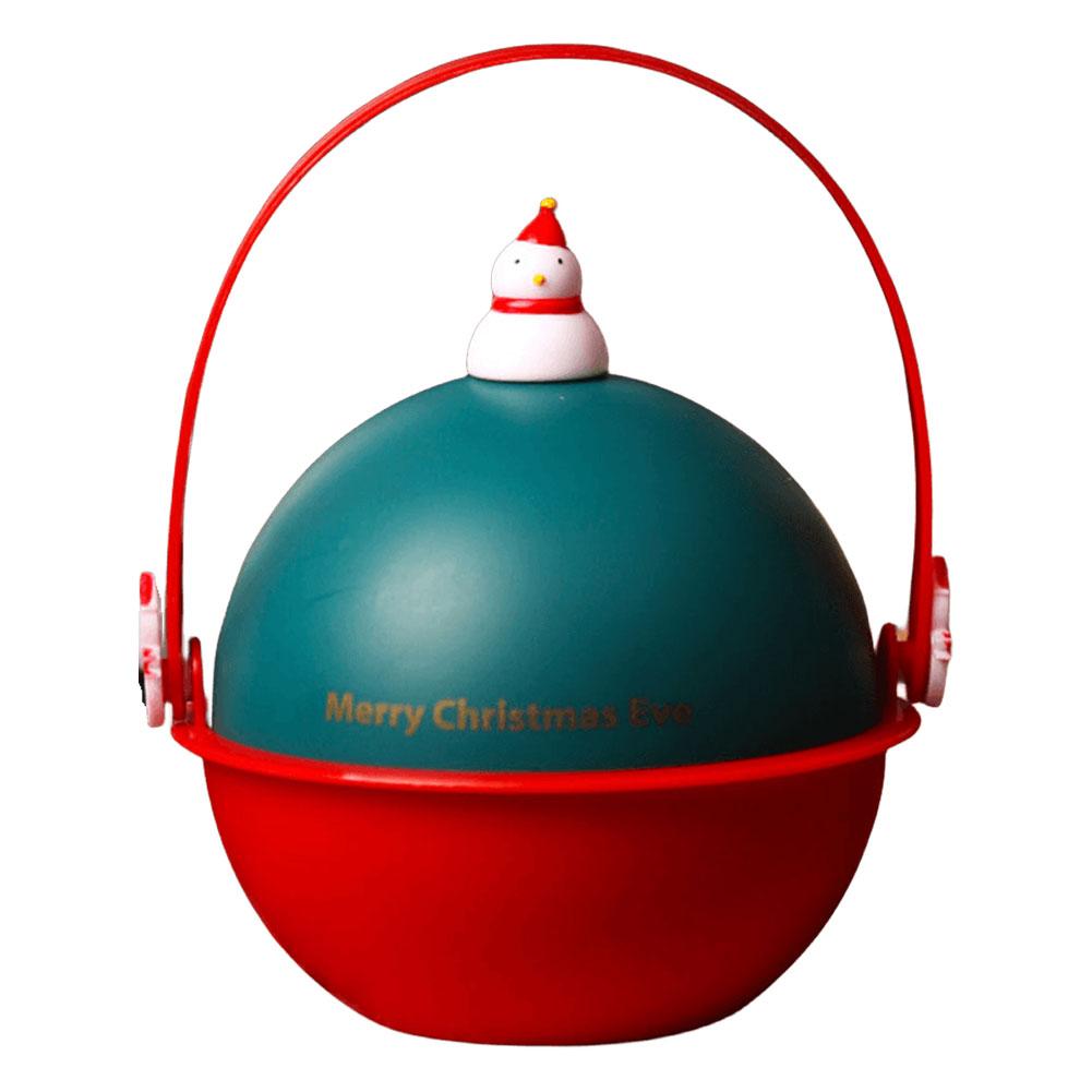 Рождественский контейнер для конфет с ручкой, многоцелевые подарочные коробки для подарков на праздники, рождественские и зимние товары для вечеринок