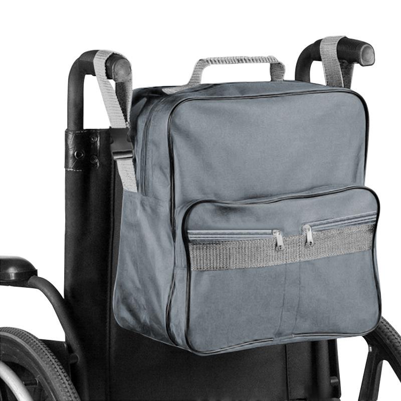 Large Mobility Scooter Wheelchair Multifunction Shopping Bag Large Waterproof Armrest Storage Disabled Aid Carry Bag Backpack