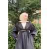 Balloon Sleeve Waist-tied Trench Coat