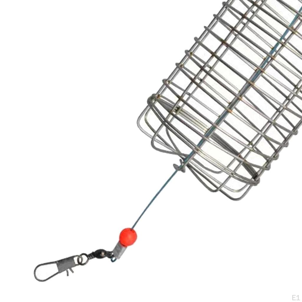 5pcs Carp Fishing Cage Feeder Basket Holder, Anti-rust Coarse Small Tackle Kit