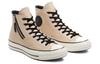 Converse Кожаные кеды Chuck 1970-х с боковой молнией 166722C