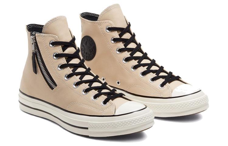 Converse Кожаные кеды Chuck 1970-х с боковой молнией 166722C