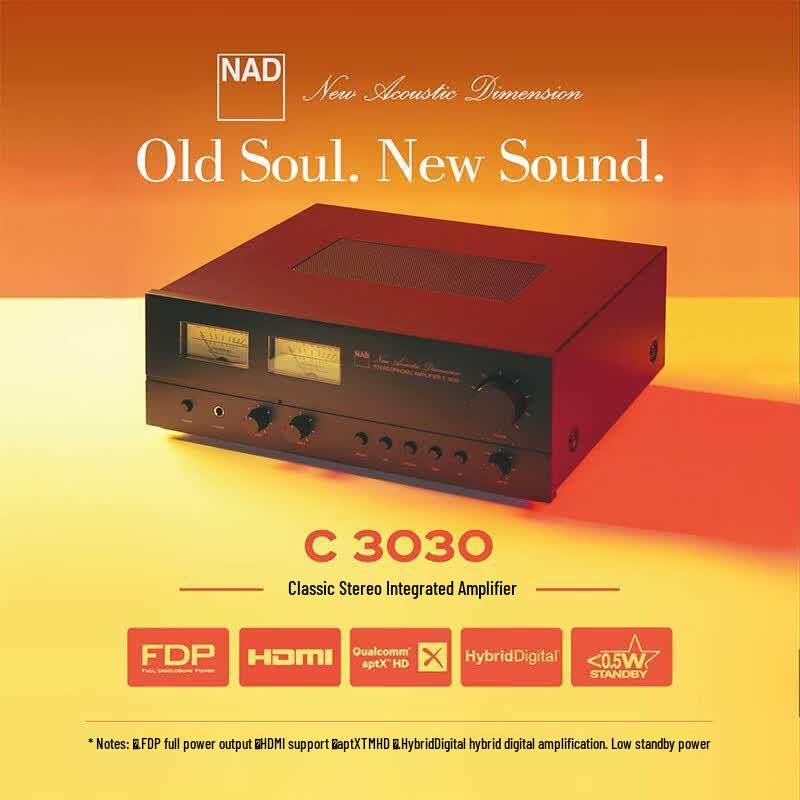 NAD C3030 Hi-Fi Integrated Amplifier & Streamer (CN version)