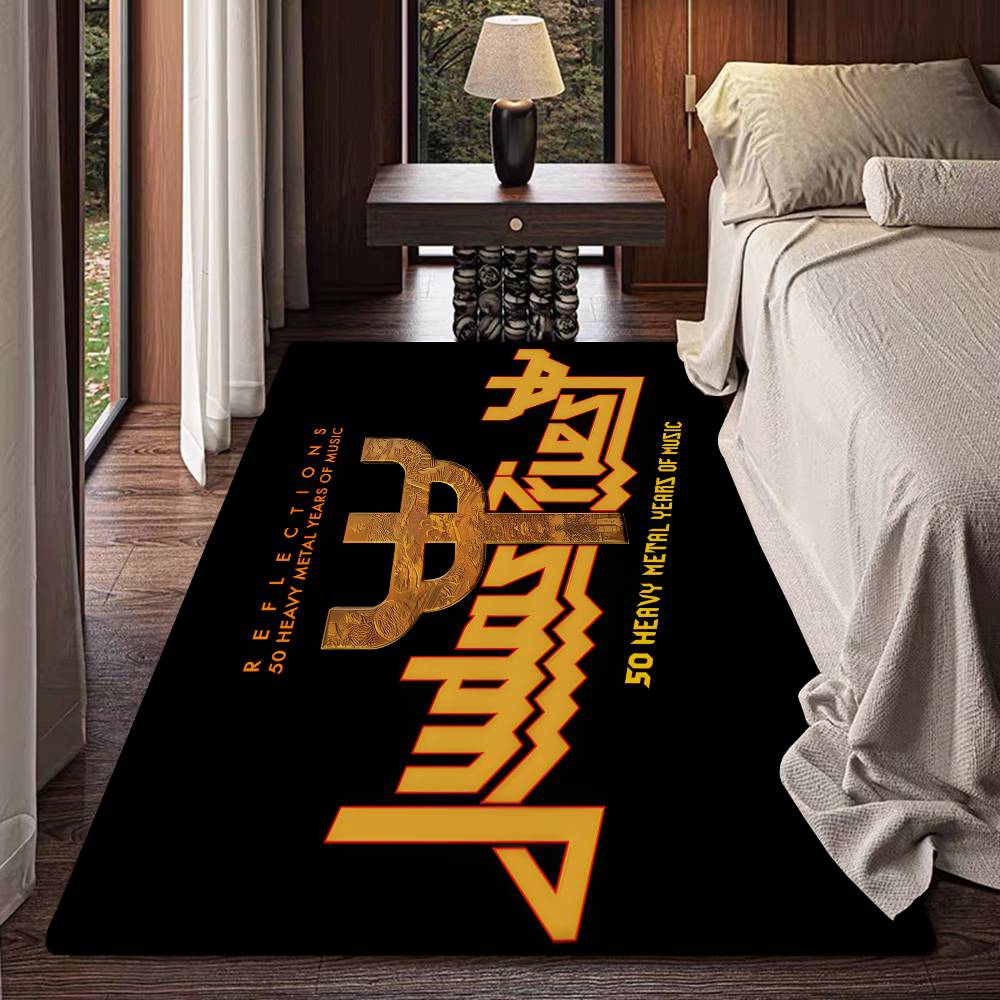 J-Judas P-Priest ROCK BAND Floor Carpet Nordic Style Home Doormat Bathroom-Toilet Mats Bedroom Hotel Decor Mat