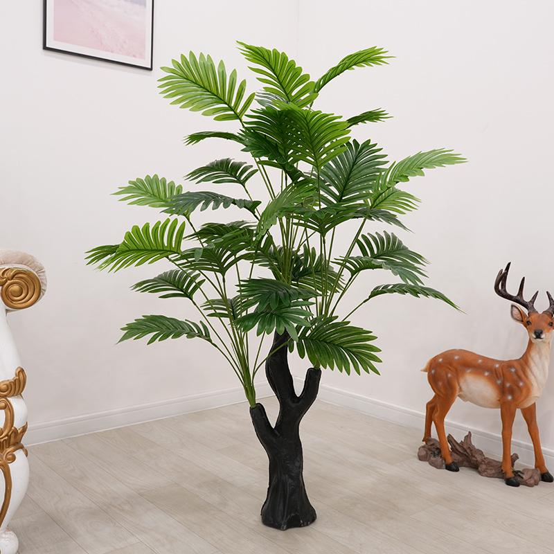 Большая искусственная пальма «Рыбий хвост» напольная | Комнатная искусственная зелень для декора гостиной