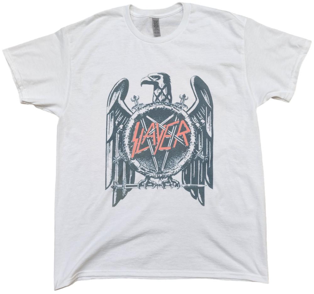 Slayer Eagle TShirt white New soft style graphic desing band retro vintage gift Unisex T-Shirt