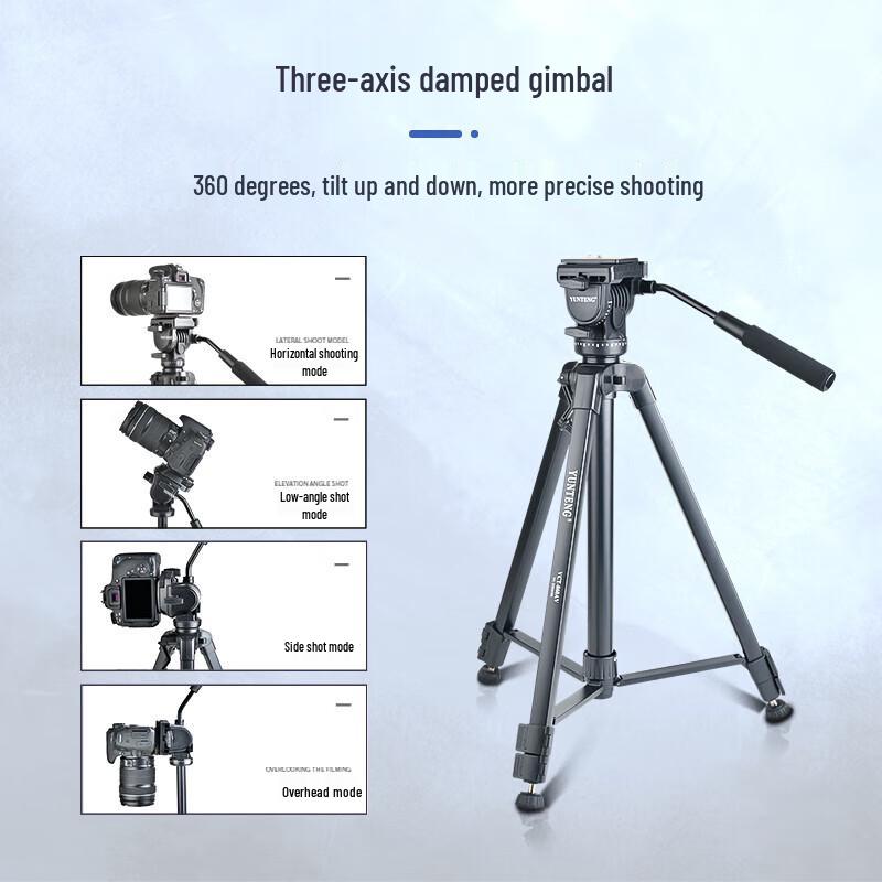 Yunteng VCT-860 Professional Hydraulic Head Camera Tripod