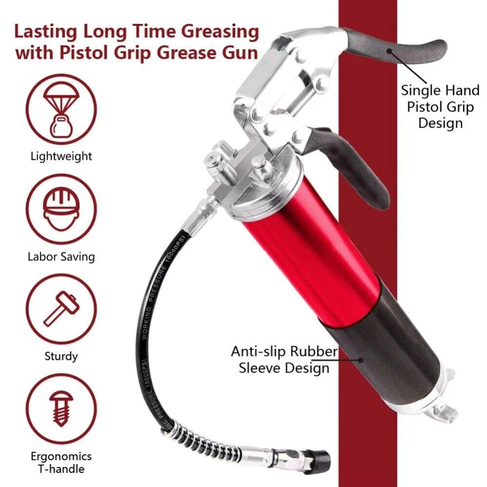 Portable Grease Tool Heavy Duty Grease Injector Manual Grease Tool Precision Lubrication