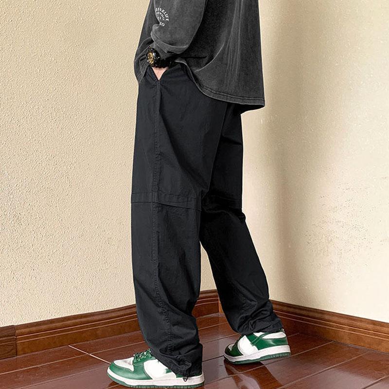 Мужская одежда Y2K Черные брюки-карго Спортивные штаны Брюки Широкие спортивные штаны Корейская модная одежда Уличная одежда Techwear для мужчин