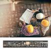 Multifunctional Ruler R,4 Gold,Plated high End Circuit Board Measuring Tool for Electronic Engineers, 15cmor6.3inch with Angle Gauges, Protractor, IC