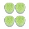 4PCS Egg Shape Hair Brush Portable Travel Dry Wet Hair Brush Soft Teeth Massage Shampoo Comb for Sal
