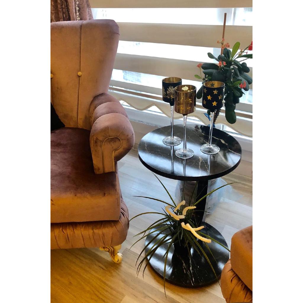 Журнальный столик на колесиках C, диванный столик, боковой столик, журнальный столик для чая, сервировочный столик для кофе, орех