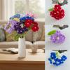 Artificial Handmade Bouquet Hand-woven Knit Fake Flowers Creative Crochet Flowers  Home Decoration