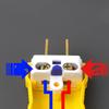 Flame-Retardant Heavy-Duty 2-Prong Electric Plug Drop Resistant Yellow for DIY Electrical Wiring Projects